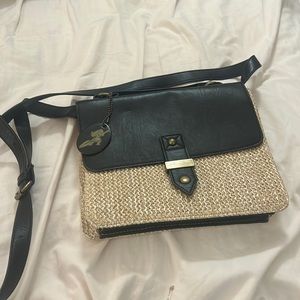 Her Universe Disney Moana Straw Faux Leather Crossbody Purse Bag - Gently Used